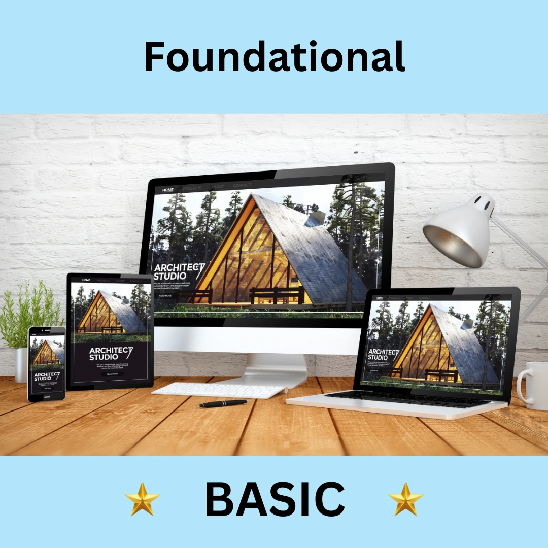 Sourcyness Foundational Website - Basic Package