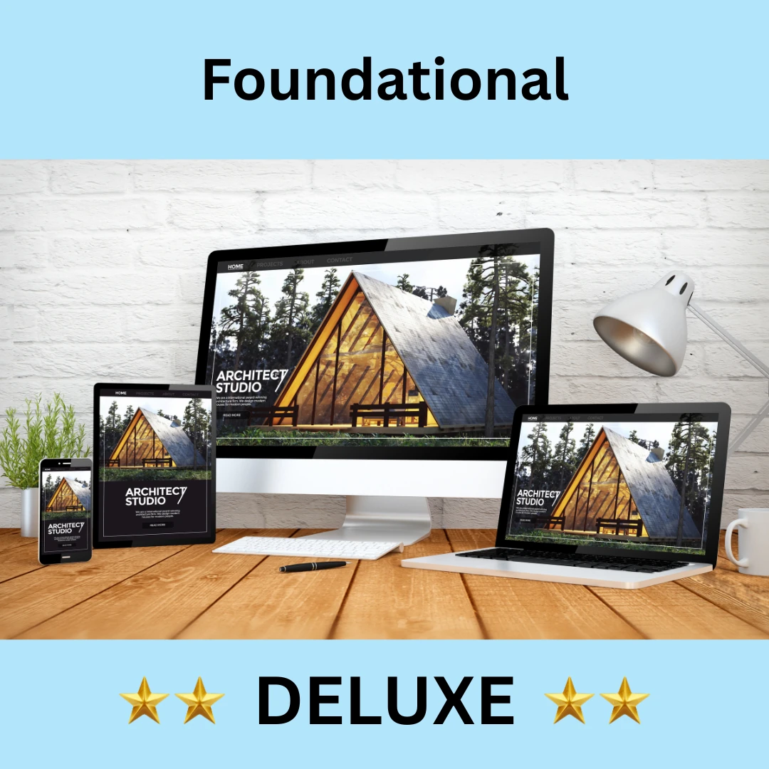 Sourcyness Foundational Website - Deluxe Package